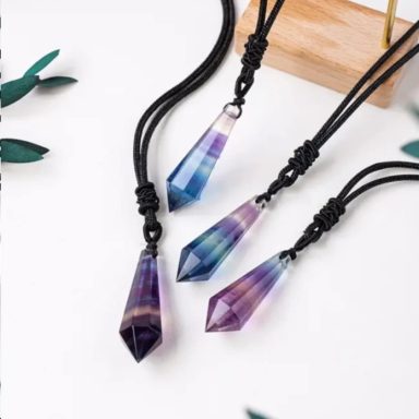 Rainbow Fluorite Necklace